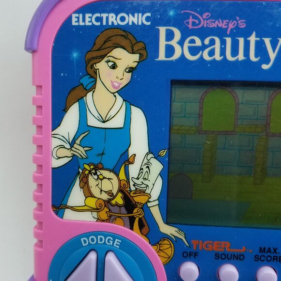 Vintage Disney Beauty and The Beast 1990 Tiger Electronics Handheld Video Game - Picture 4 of 15